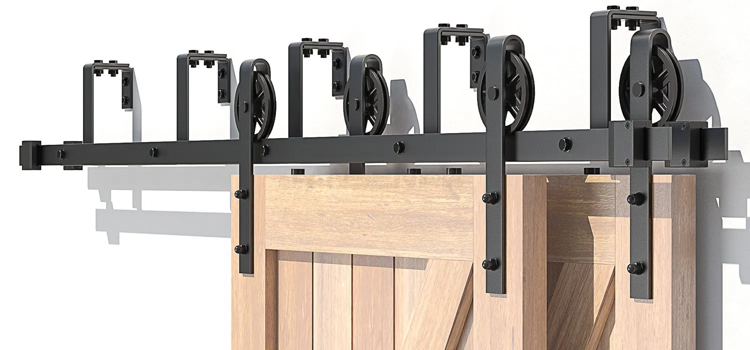 Premium Customizable American Barn Door Hardware for Elegant Sliding Closets