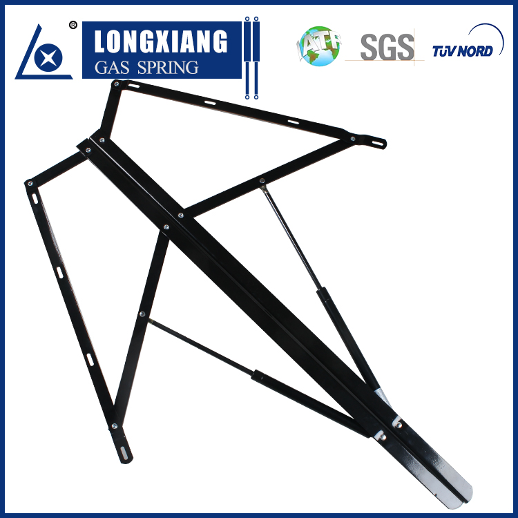 High Pressure Lifting Gas Spring with Metal Joint Connectors for Wall Bed