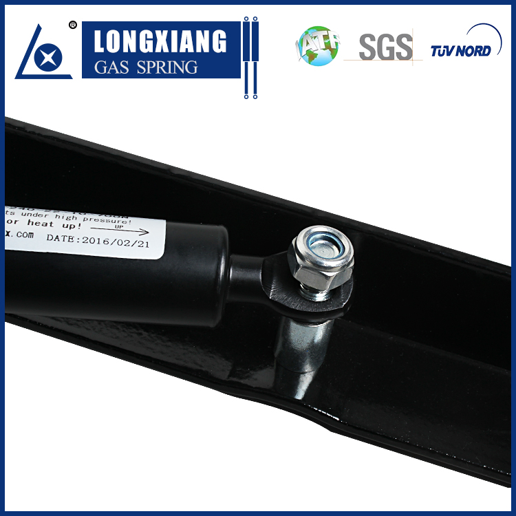 High Pressure Lifting Gas Spring with Metal Joint Connectors for Wall Bed