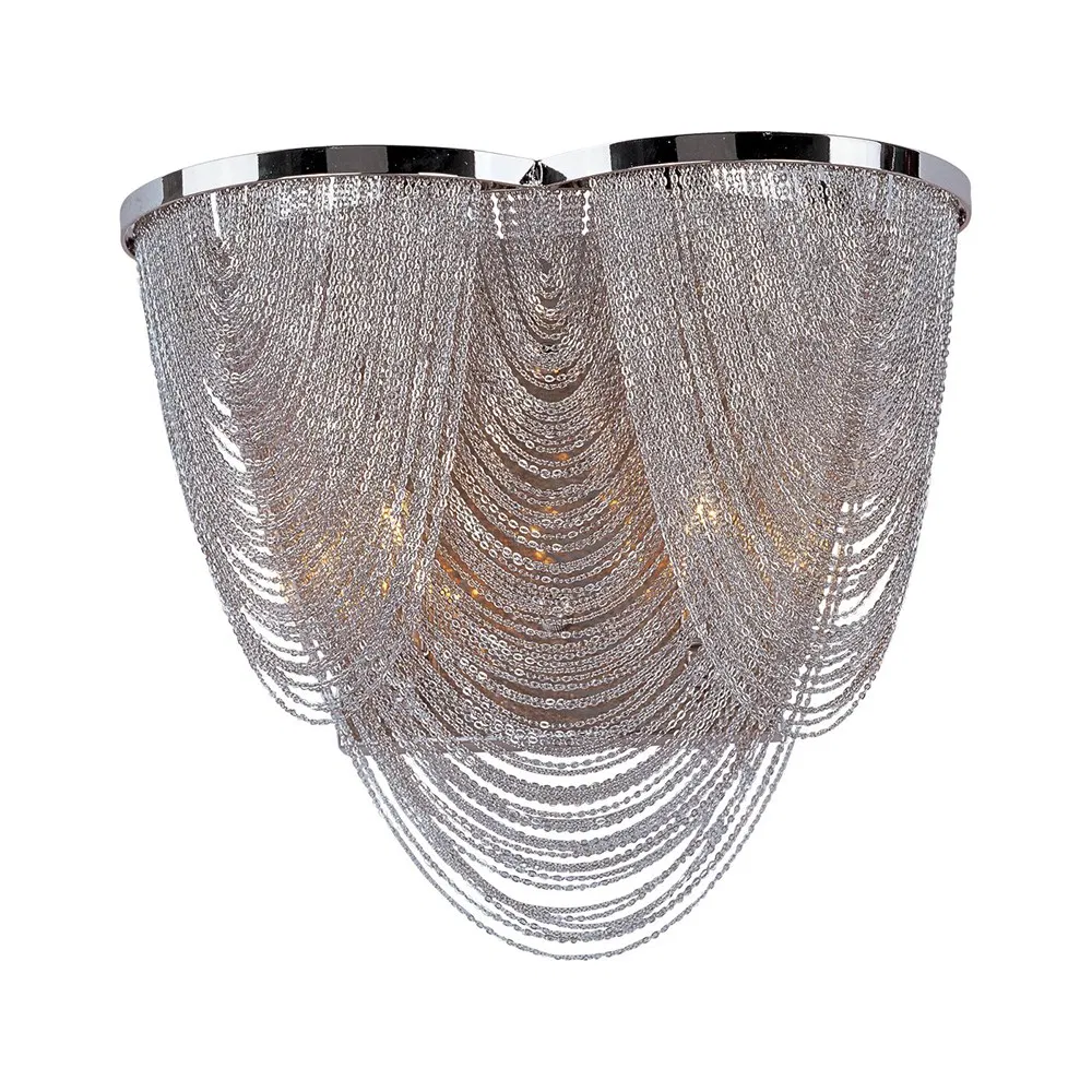 Steel Chain Suspension Hardware Light LED Chandelier Aluminum Chain Tassel Chandelier Wall Light