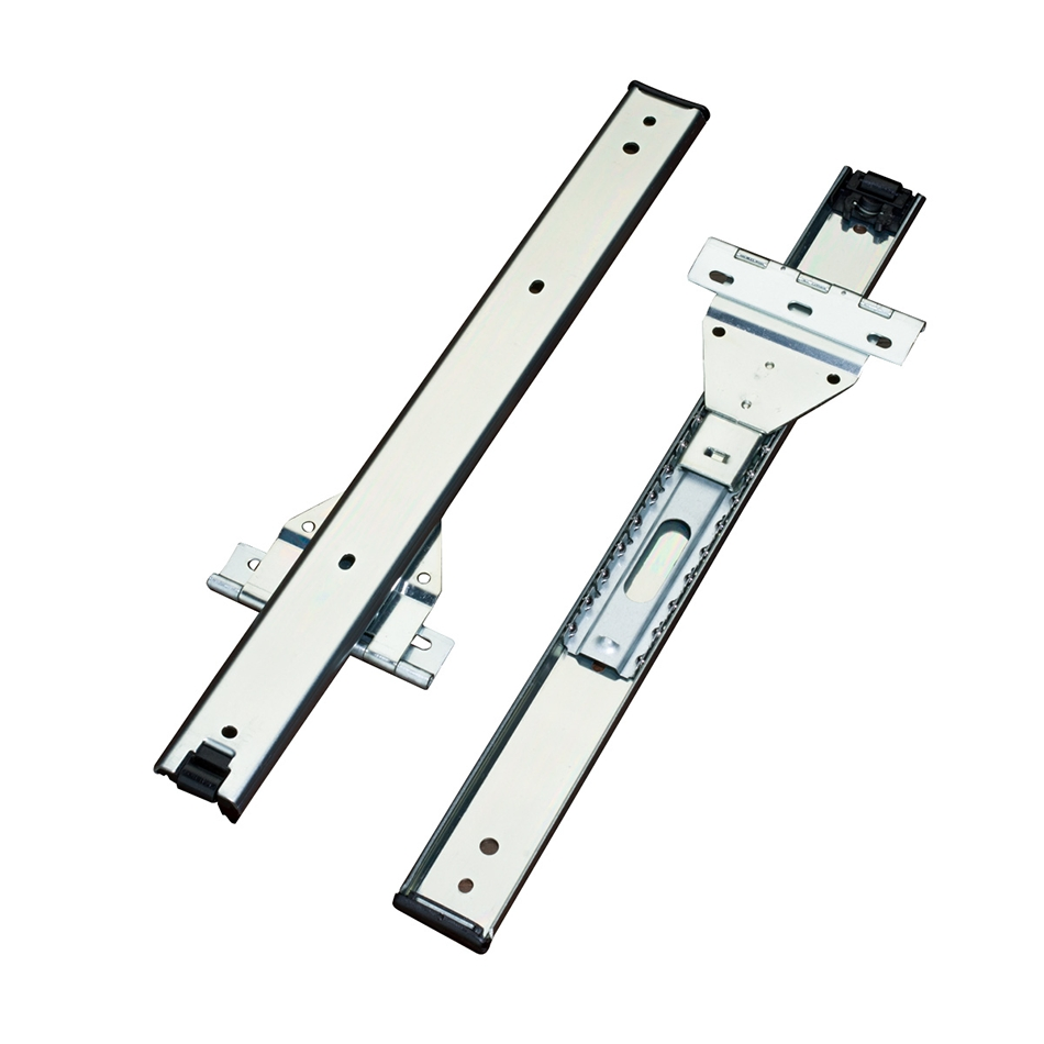 Furniture Cabinet Door Sliding Solution Side Mount Pocket Door Ball Bearing Telescopic Drawer Slides