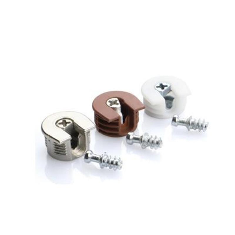 Cabinet Closet Laminate Connector Fastener Alloy Furniture 3-in-1 Laminate Support
