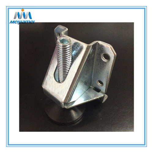 Heavy Duty Metal Adjustable Legs for Kitchen Cabinet and Wardrobe in Silver