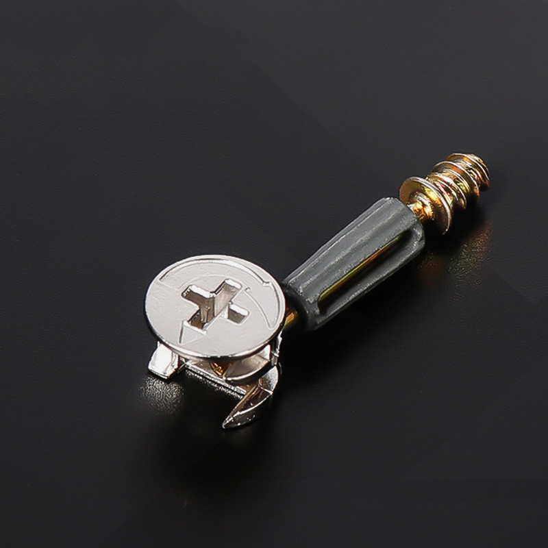 3 in 1 Furniture Connecting Cam Lock Fittings Assortment Kit Fastener Cabinet Connectors Lock Nut for Closets Bed Furniture