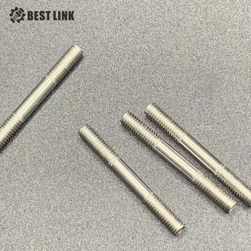 Furniture Hardware Fittings Triple Connector Blue Plastic Square Head Bolt Stainless Steel Fasteners