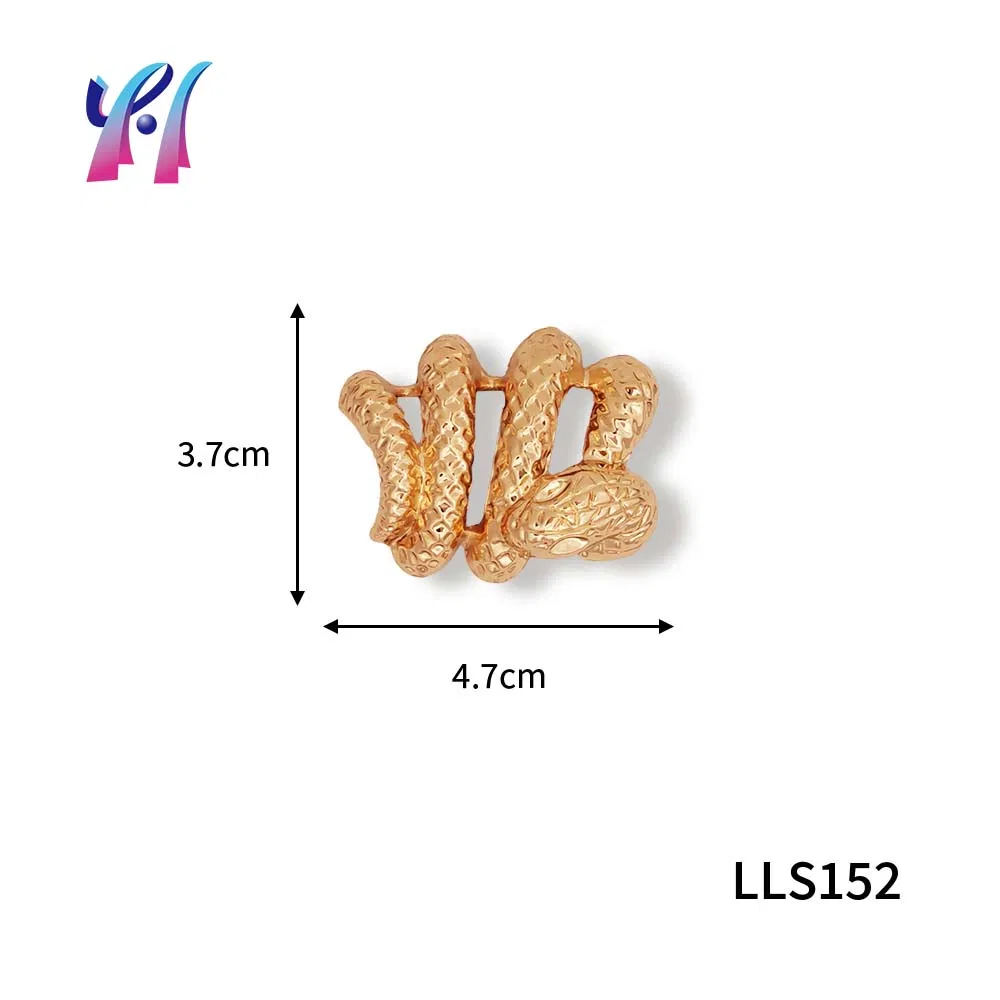 Snake-Shaped Swimsuit Metal Decorative Accessories Fashion Hardware Trims Customizable/Wholesale