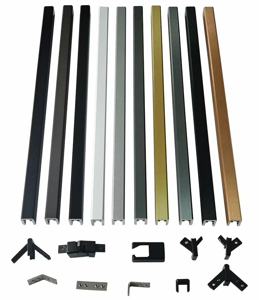 Excellent Anti-Scratch Heavy-Duty Hardware for Stair Glass Railings