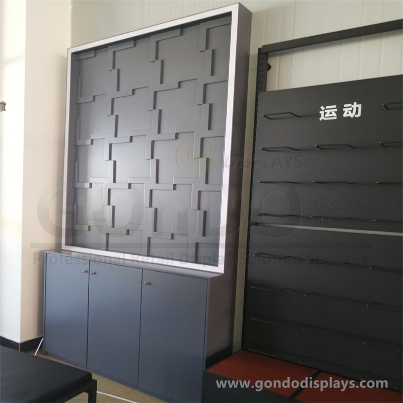 Factory Wholesale Metal Store Fixture Sport Clothing Shop Design Wall Display