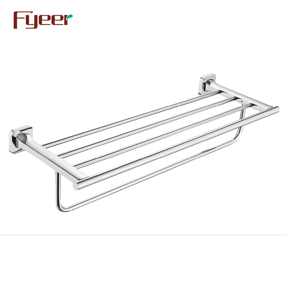 Fyeer Zinc Alloy Chrome Plated Bathroom Accessory Set