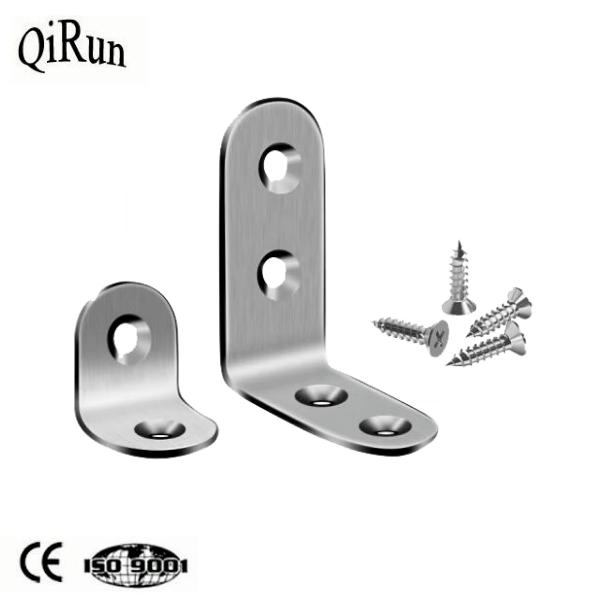 Thickened Stainless Steel Corner Code Furniture Connector Angle Iron Bracket 90 Degrees Angle Type Fastener