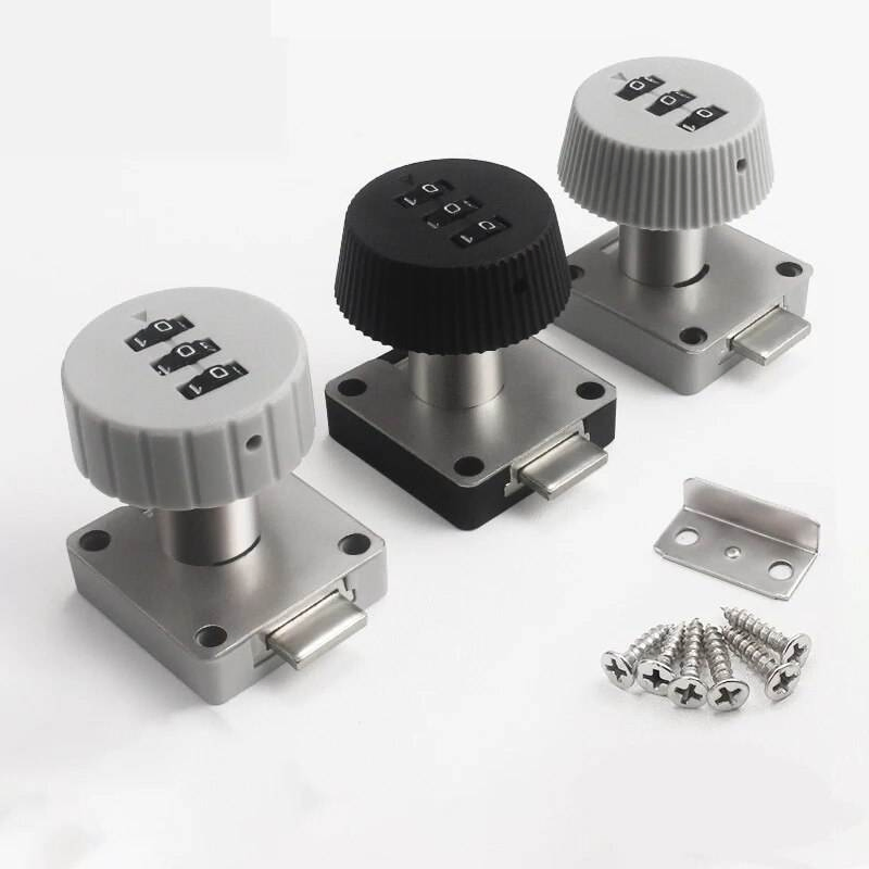 Cabinet 3 Digital Drawer Combination Mailbox Cupboard Lock for Furniture