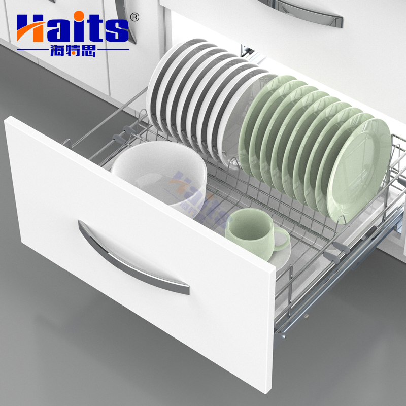 Soft Closing Kitchen Wire Storage Basket Pull out Drawer Basket Furniture Hardware