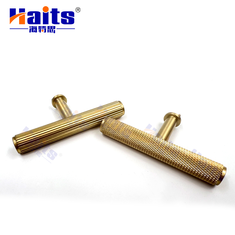 Furniture Hardware Modern Copper Cupboard Handles Cabinet Brass Handle
