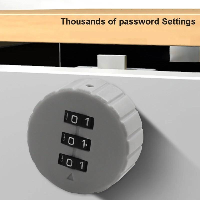 Cabinet 3 Digital Drawer Combination Mailbox Cupboard Lock for Furniture