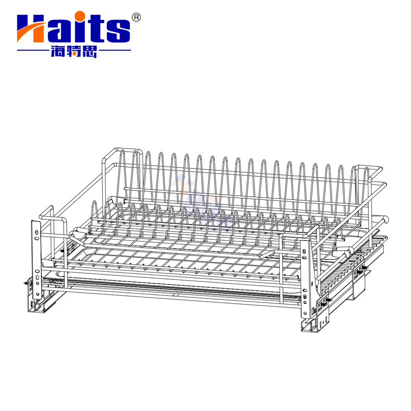 Soft Closing Kitchen Wire Storage Basket Pull out Drawer Basket Furniture Hardware