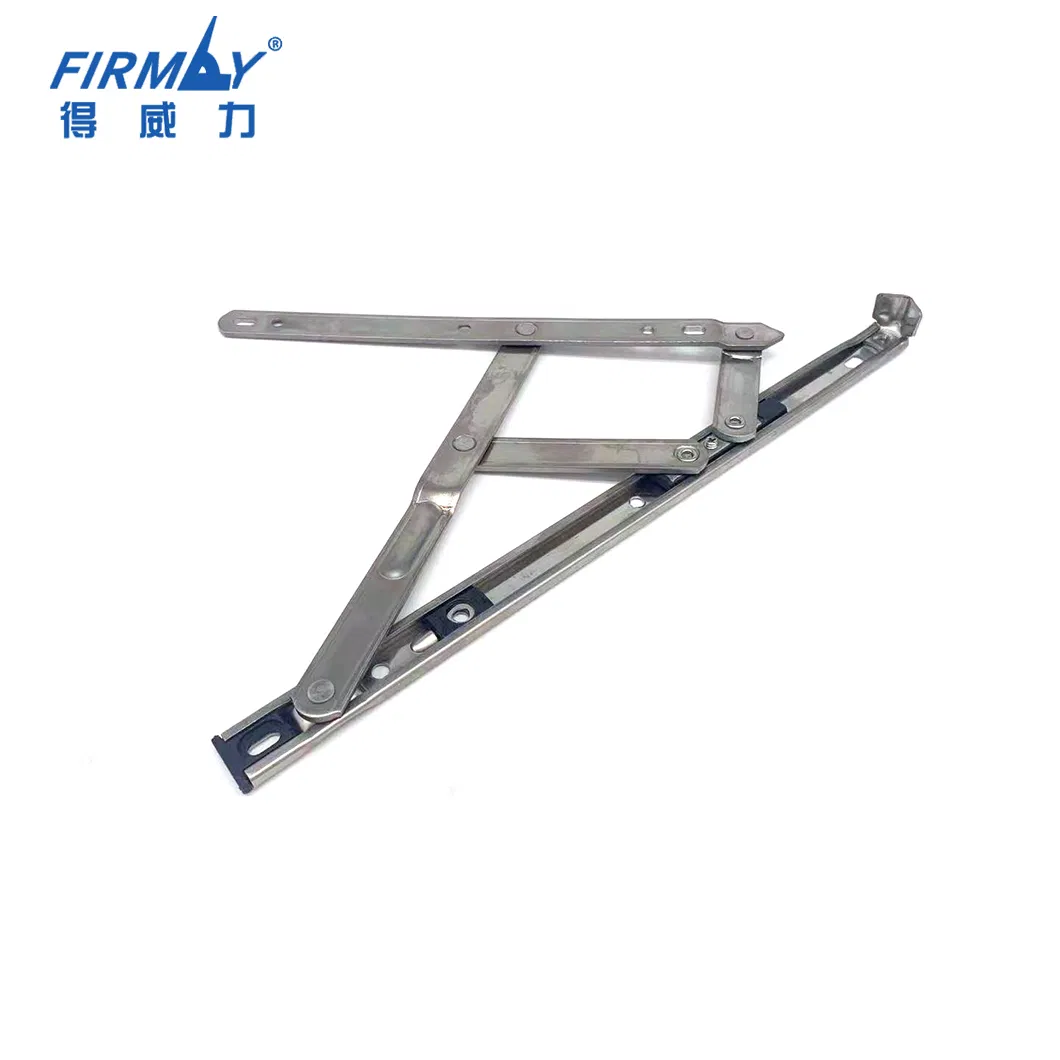 China Factory Made Top Window Hardware Awing Support Arm Position Limiter Friction Stay