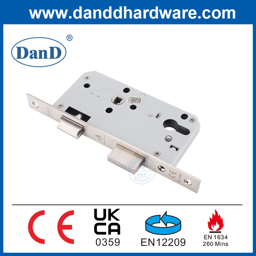 Security CE Mark Fire Door Lockset Stainless Steel Mortise Lock Hardware Manufacturer