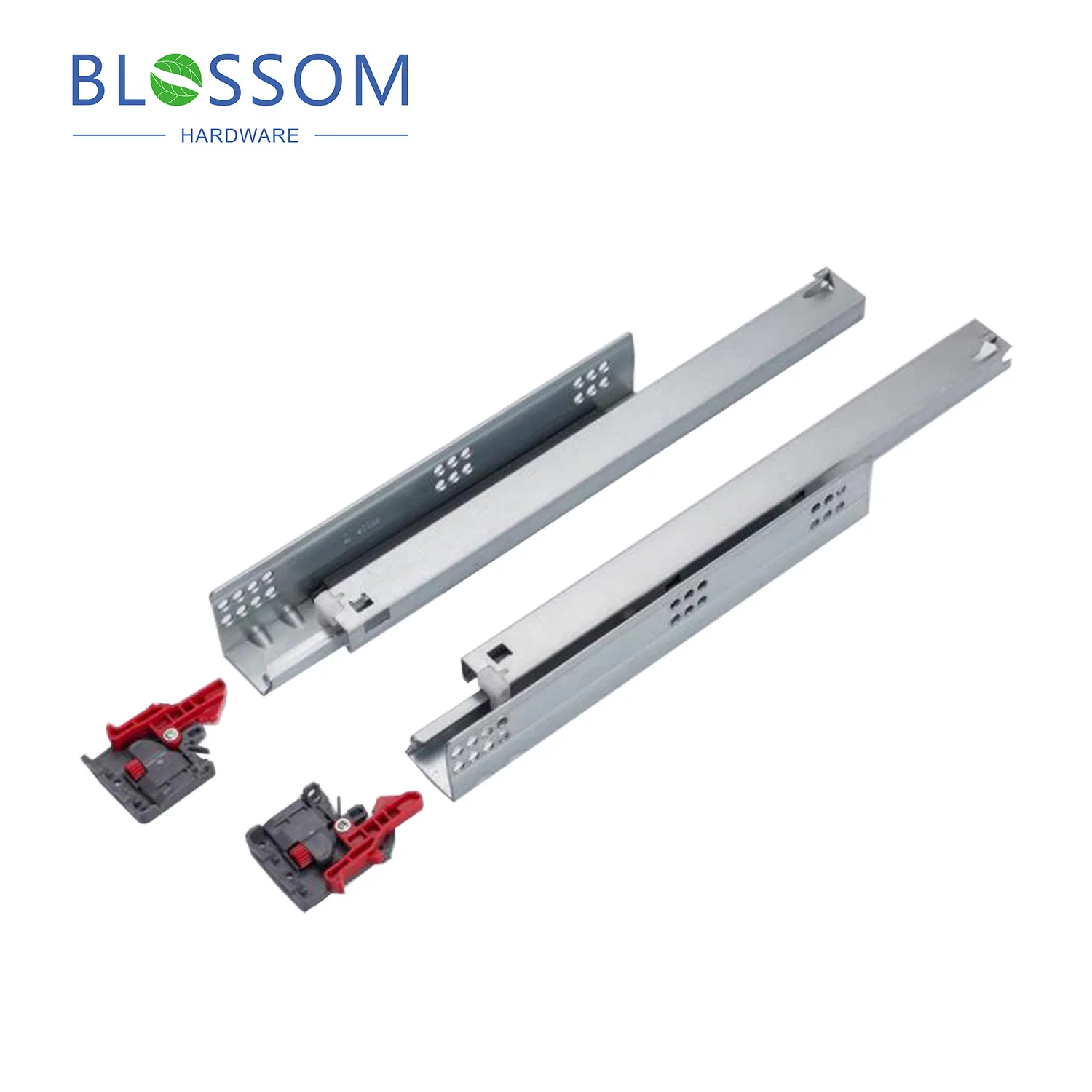 Wholesale Furniture Hardware Cabinet 3-Fold Telescopic Ball Bearing Runners Drawer Slide