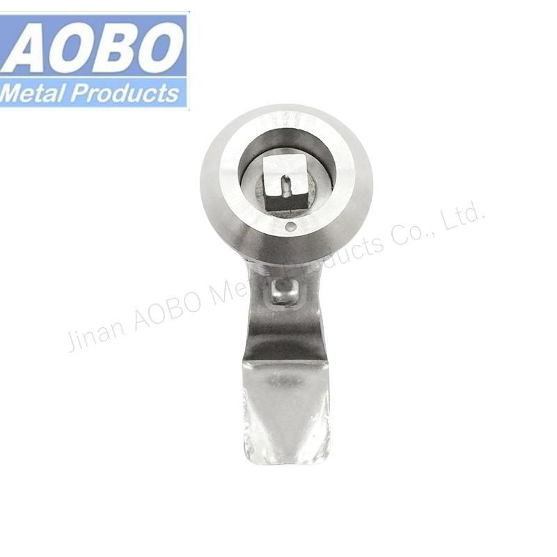 Aobo Cabinet Door Panel Lock Square Insert SS316 Lock Automation Equipment Quarter Turn Cam Lock Compression Latch with Marking