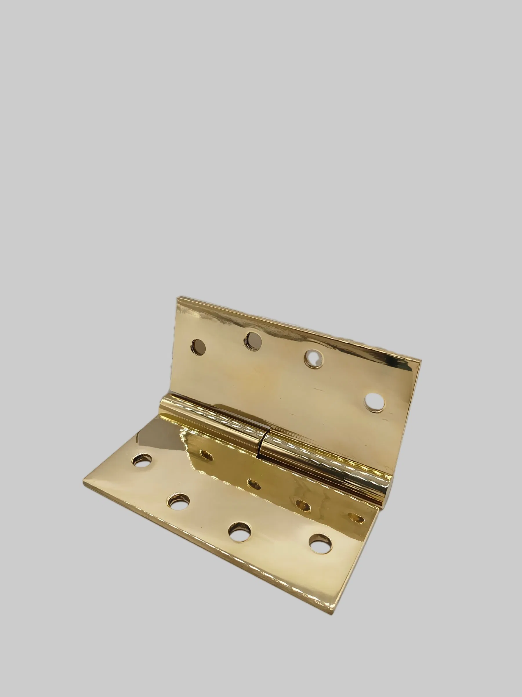 Durable 4-Inch Copper L-Shaped Hinge for Cabinet Doors and Windows