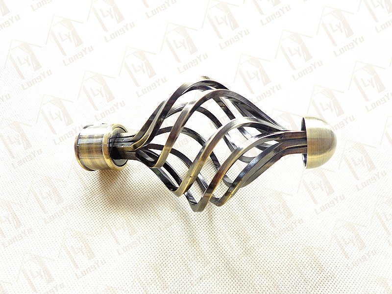 Cheap Window Metal Curtain Rod Accessories, Curtain Rod Sets