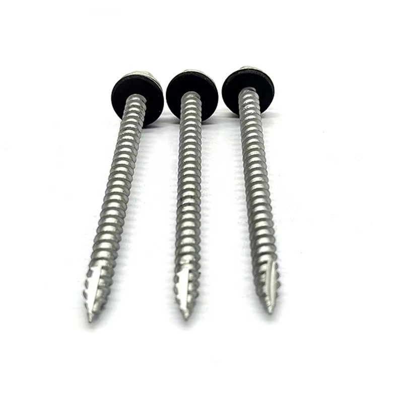 Pointed Hexagon Washer Screws for Durable Mounting and Connection