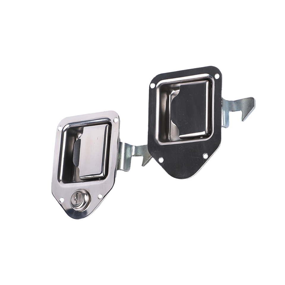 Ms110-1b Coated Steel RV Paddle Handle Entry Door Lock Recessed Truck Latch