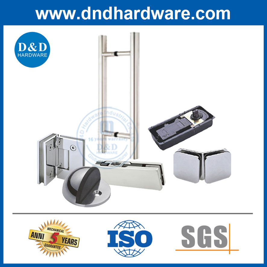 Glass Hinge Clip Clamp Washroom Patch Fittings Pull Handle Floor Spring Toilet Cabin Door Bathroom Sets Accessories Brass Sliding Shower Room Door Hardware