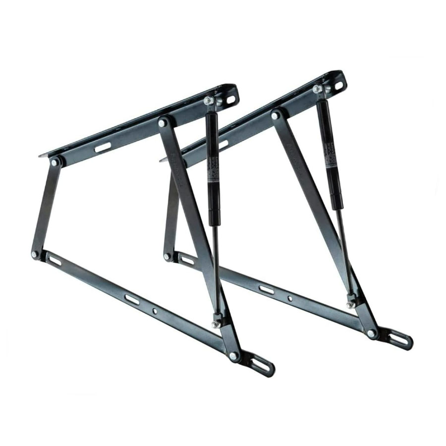 Free Sample Iron 1500n Gas Piston Lift Bracket Furniture Hinges with Frame Bed Lift Hinge Hydraulic Mechanism for Bedroom Sofa Bed Storage Luxury Bed