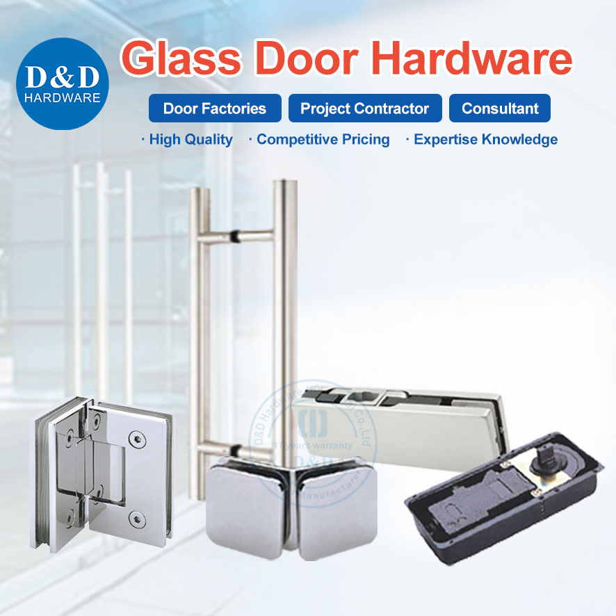 Modern Wholesale Guangdong Building Pull Handle Patch Fitting Floor Spring Tempered Glass Clip Clamp Sliding Shower Hinge Door Bathroom Accessories Hardware