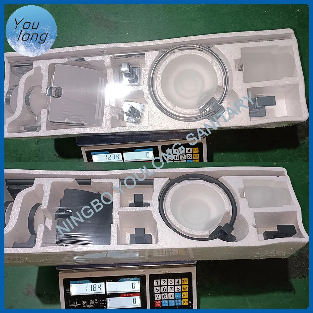 Matte Black Bathroom Accessory Metal Base 6 Pieces Zinc Bathroom Accessories Set