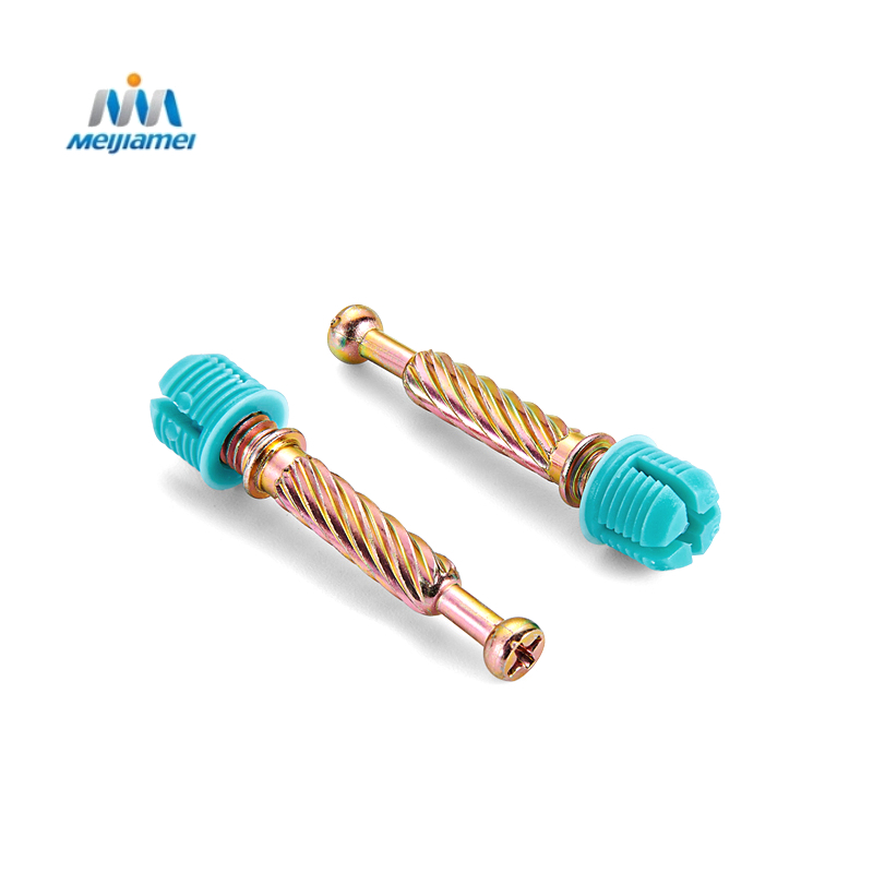 Furniture Panel Minifix Fastener with 3-in-1 Bolt Connector for Cabinets