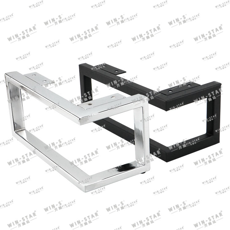 Winstar Durable Furniture Frame Iron Pipe Black Modern Sofa Leg for Bed