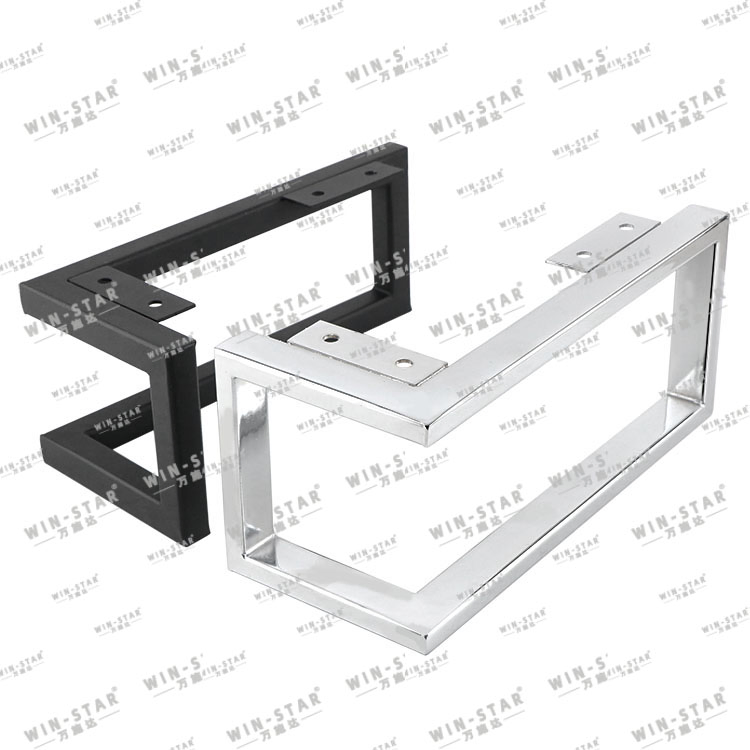 Winstar Durable Furniture Frame Iron Pipe Black Modern Sofa Leg for Bed