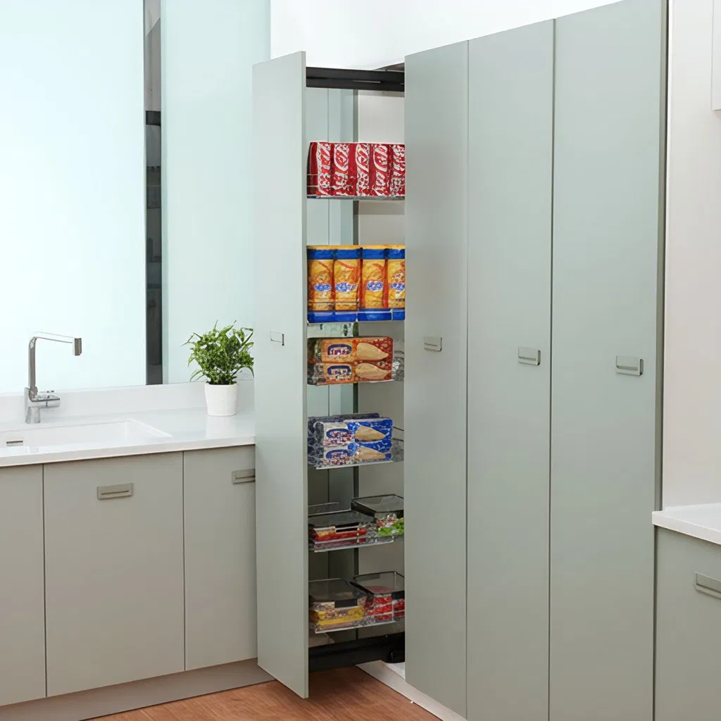 Kitchen Accessories 6 Tier Hardware Pull out Storage Drawer Basket with Soft Close