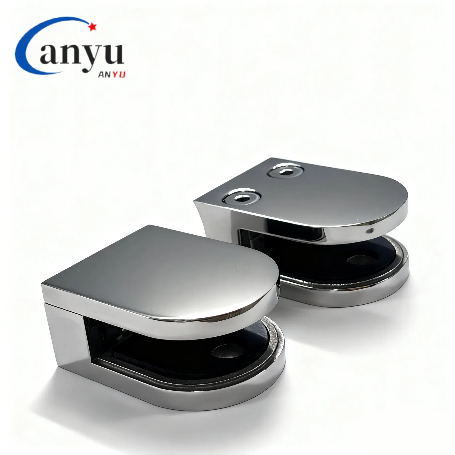 Glass Hardware Clamp Stainless Steel Glass Door Hardware