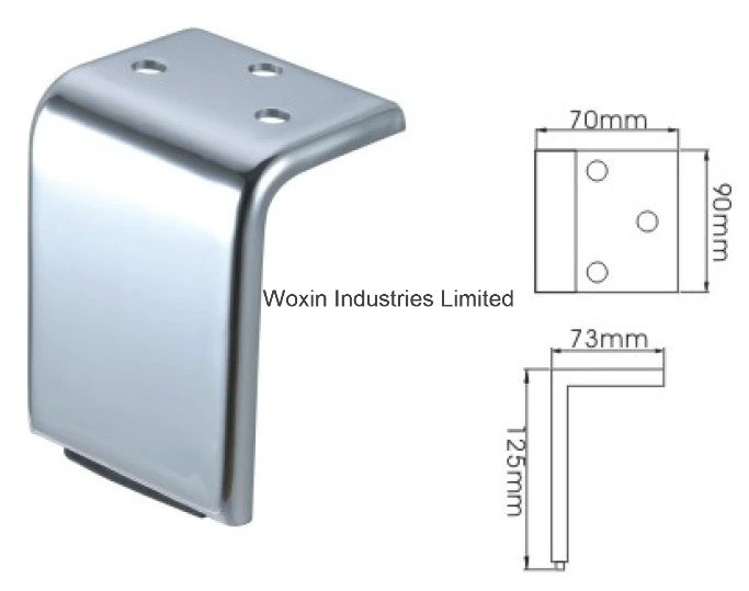 Decorative Sofa Bed Hardware for Steel Legs for Furniture