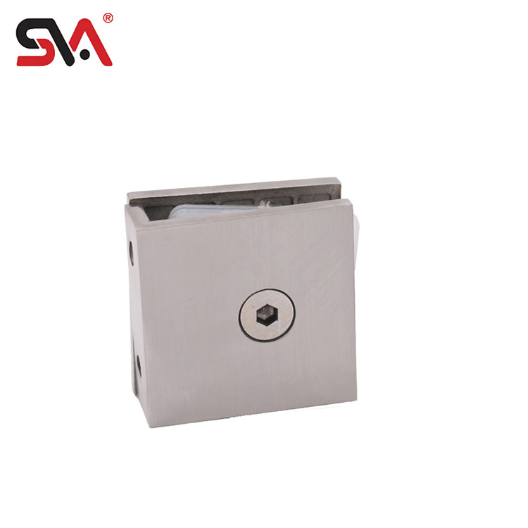 Door Hardware Stainless Steel Brass Zinc Alloy Glass to Wall Mounted Bathroom Clip