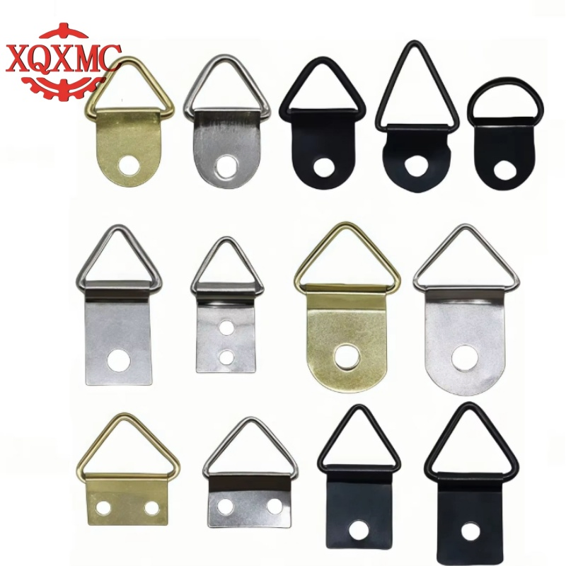 Heavy-Duty Galvanized Triangular Rings for Cross-Stitch Photo Frame Fixing Hardware Accessories