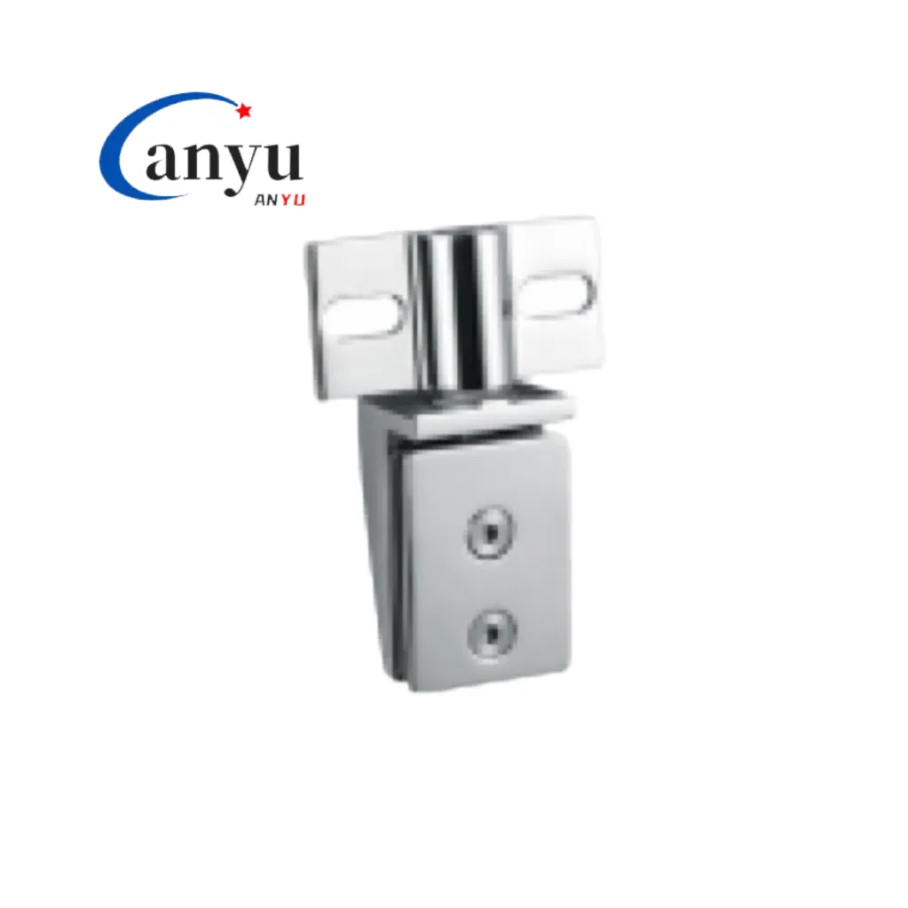 Shower Door Active Pivot Glass Clamps Rotary Shaft Movable Clip Glass Hardware
