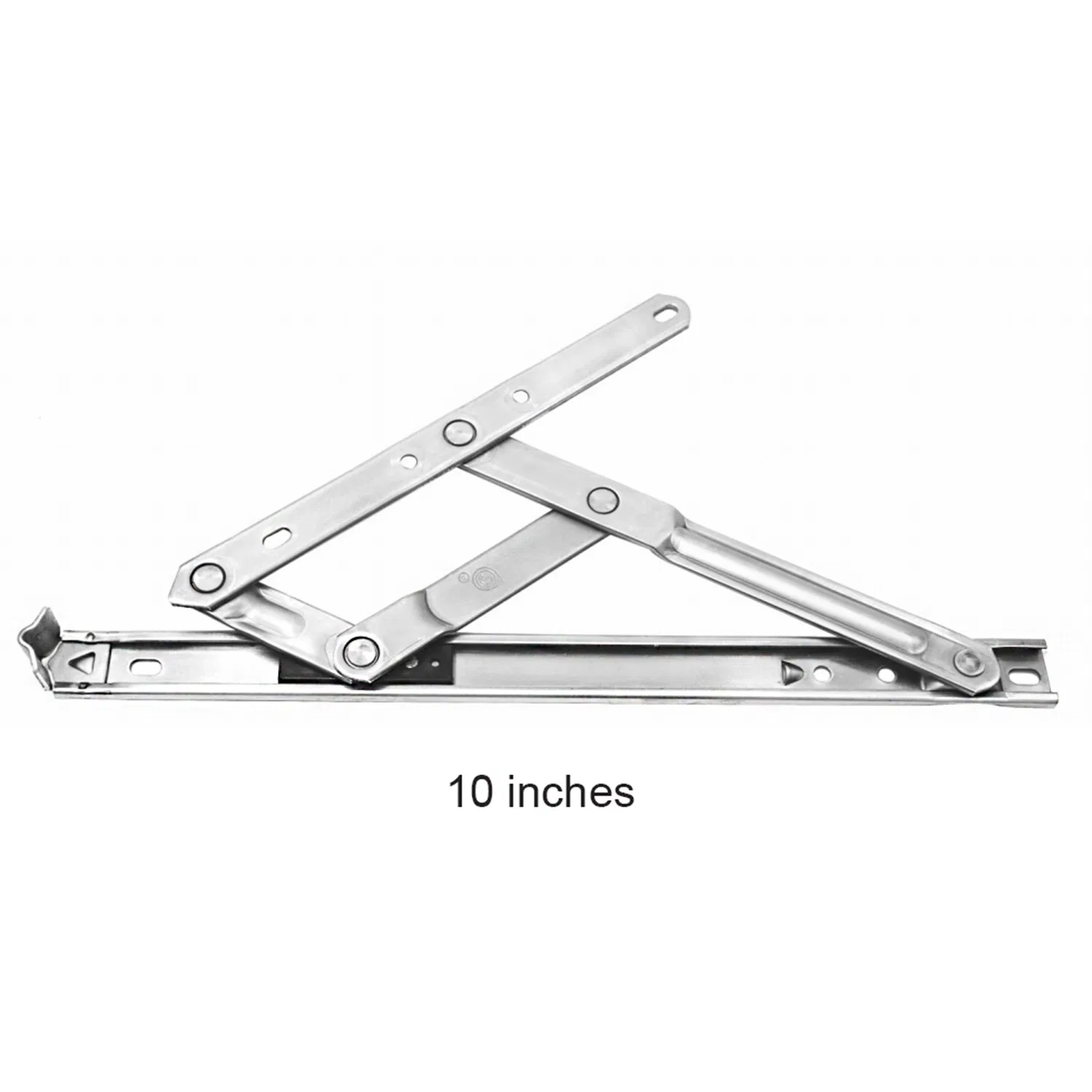10 Inches 22 Groove Ss 304 Casement Aluminum Window Hardware Friction Hinge Arm Stay--Hhk10A