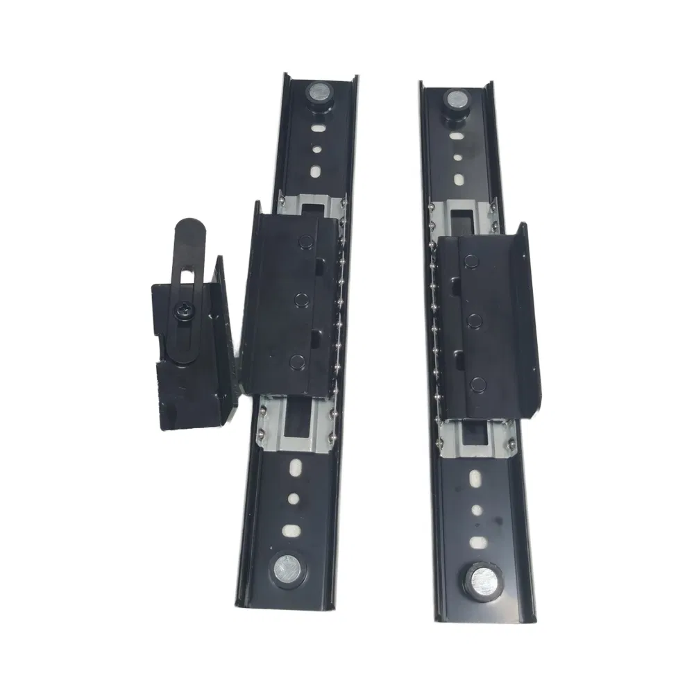 Furniture Hardware 35mm Pocket Flipper Door Slides System Revolving Folding Kitchen Cabinet Slide for TV Cabinet
