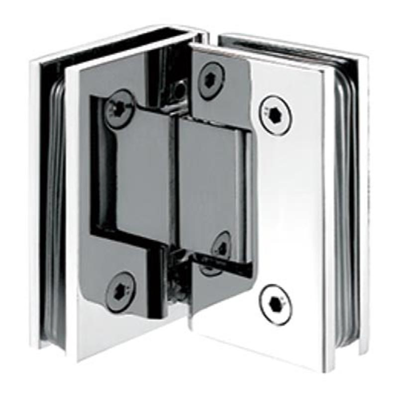 Custom 180 Degree Glass Door Hinge Stainless Steel 4mm Thick Shower Door Hinges Cupboard Clamp Mounted Hardware Showcase Bathroom Cabinet