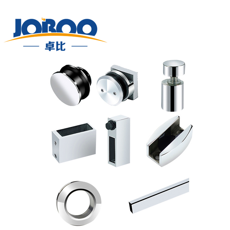 Frameless Tempered Glass Shower Enclosure Hardware Set