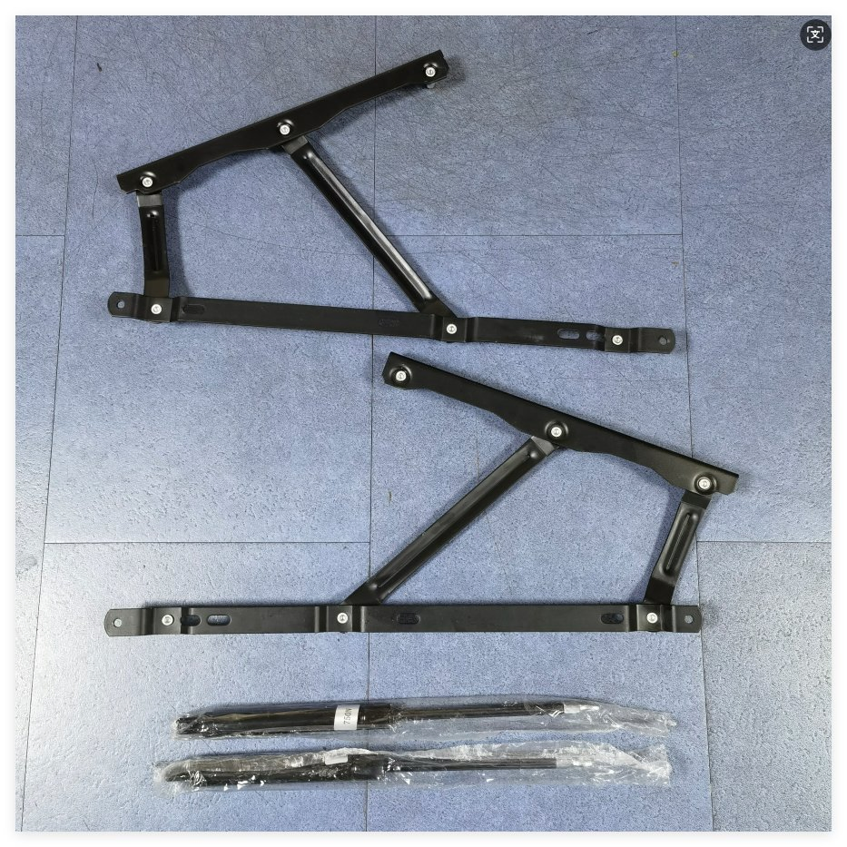 Factory Direct Customized Sofa Furniture Hinges with Turkey Gas Piston Lift up Storage Gas Bed Lifters Lifting Mechanism for Bed Furniture