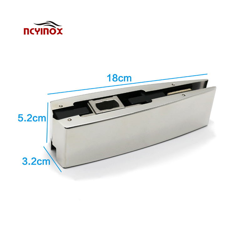Glass Door High Level Wall to Glass Clamp Patch Fittinggood Quality 10-12mm Stainless Steel Cover Hardware