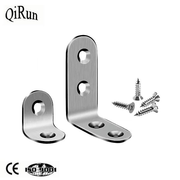 Thickened Stainless Steel Corner Code Furniture Connector Angle Iron Bracket 90 Degrees Angle Type Fastener