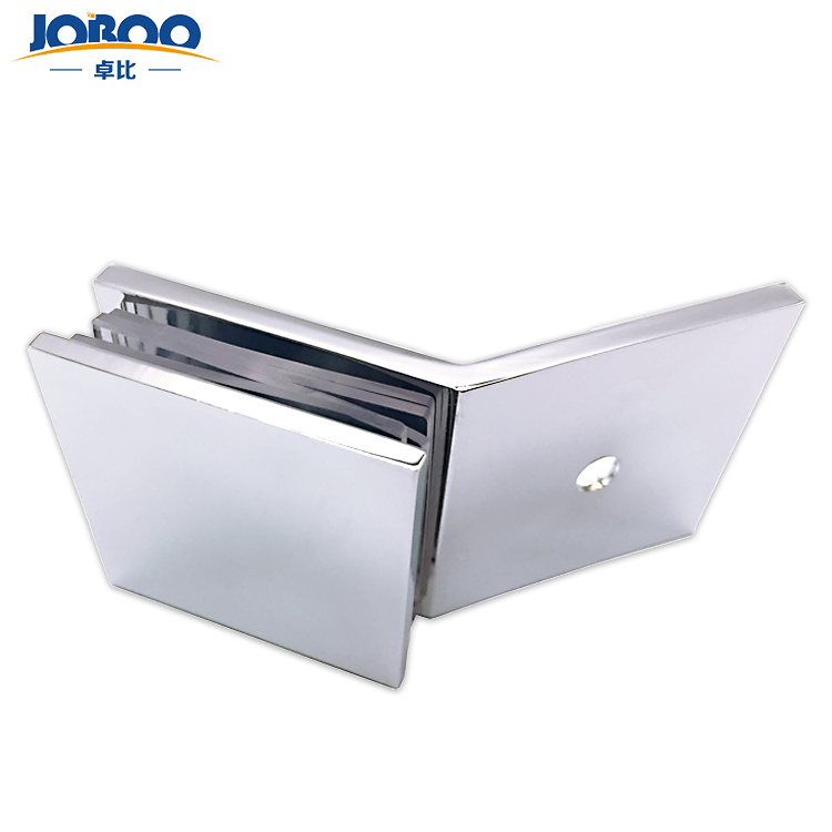 Chinese Manufacturer High Quality 135 Degree Hanging Shower Room Glass Door Clamp Hardware for Bathroom
