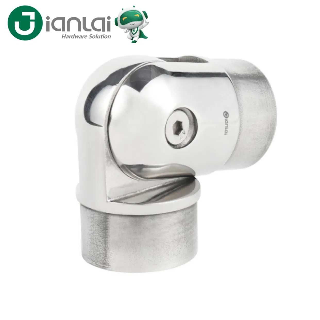 Stair Railing Fittings Guardrail Connector Balcony Handrail Elbow