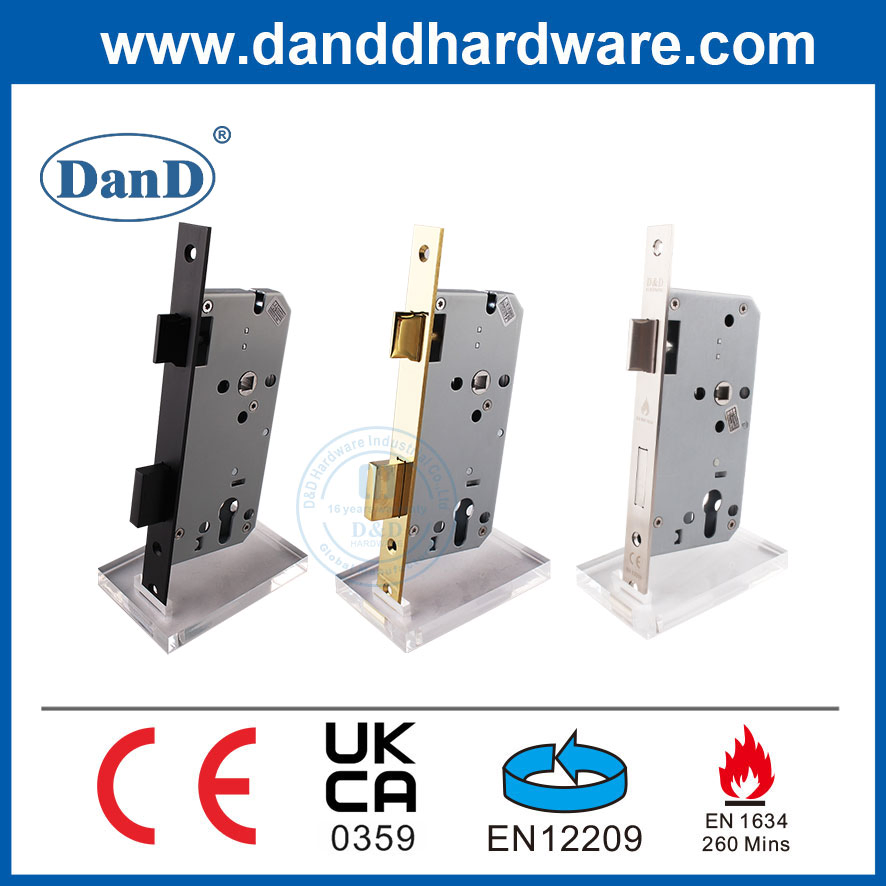 Security CE Mark Fire Door Lockset Stainless Steel Mortise Lock Hardware Manufacturer